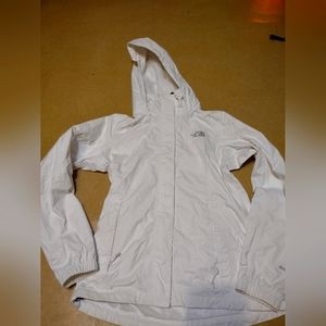 THE NORTH FACE HYVENT Women's white SP Windbreaker Raincoat drawstring zip